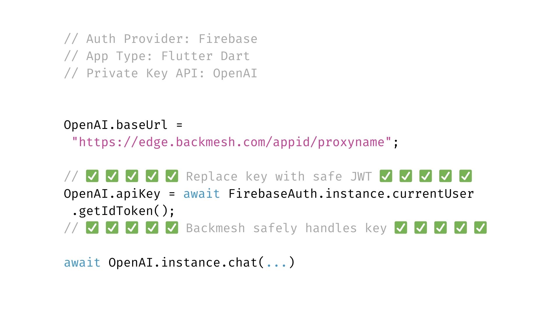 Backmesh Code Sample
